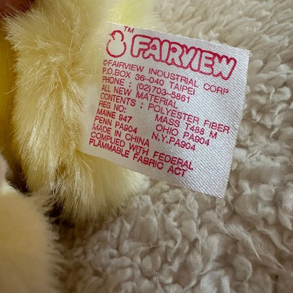 Fairview Yellow Chick 9” Spring Easter Farm Plush Stuffed Animal Vintage - Picture 4 of 6